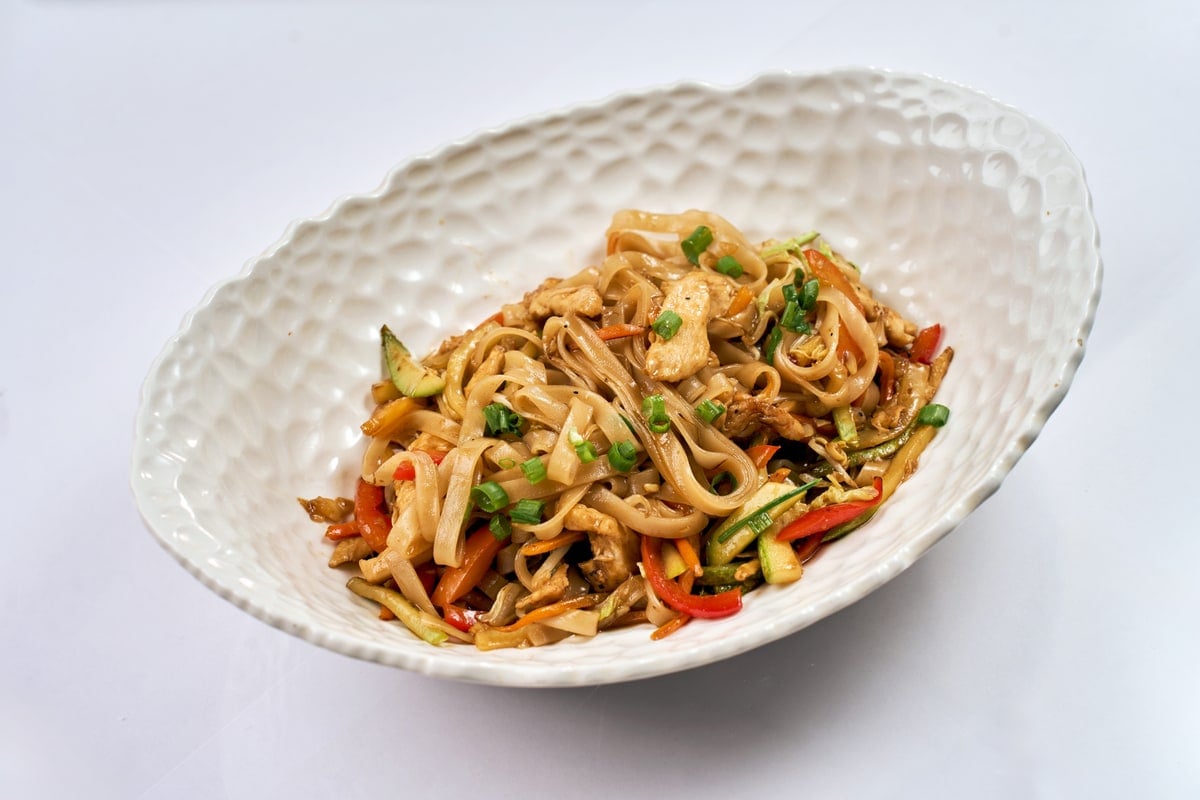 Лапша с курицей